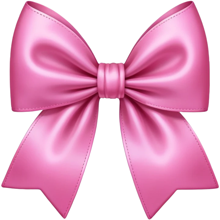 girly pink bow emoji