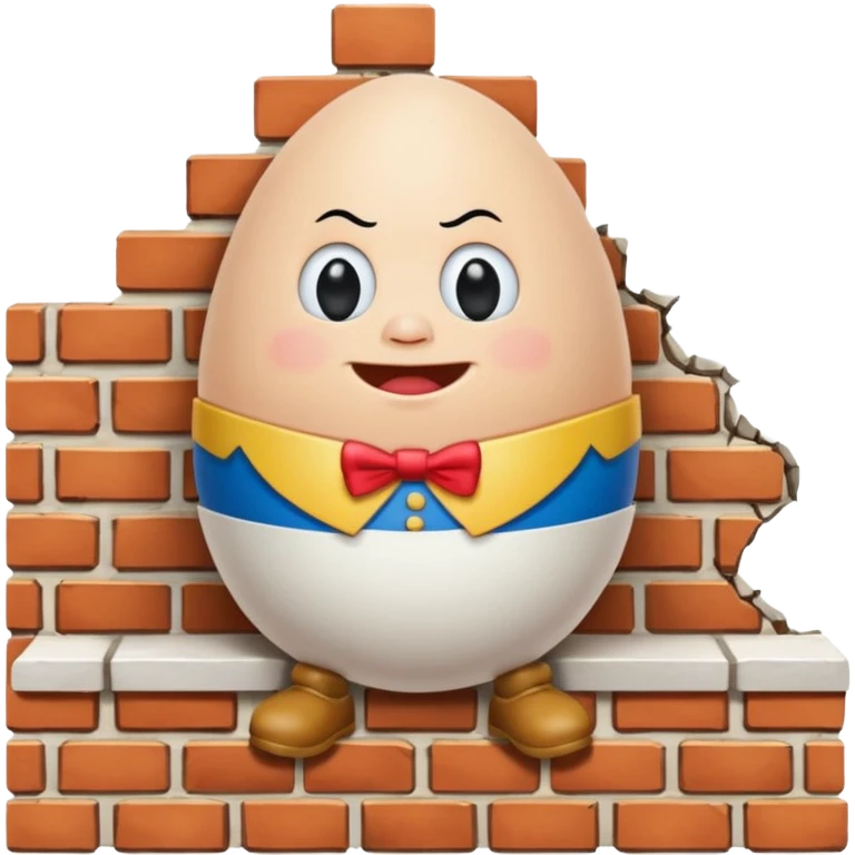 humpty dumpty Nursery Rhyme Character emoji