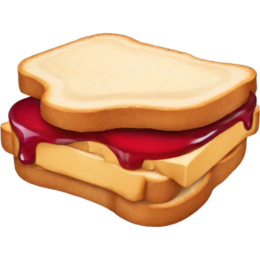 Peanut butter jelly sandwich  emoji