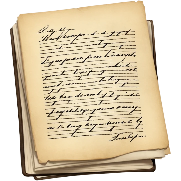 a screenplay manuscript  emoji