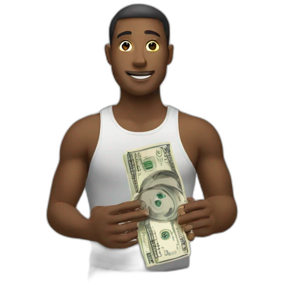collecting money emoji