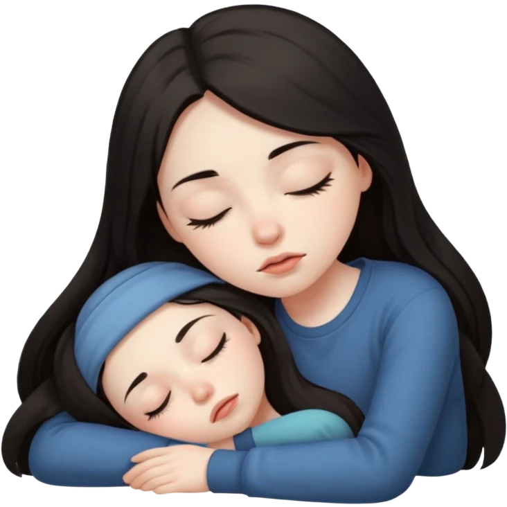 sleepy girl emoji
