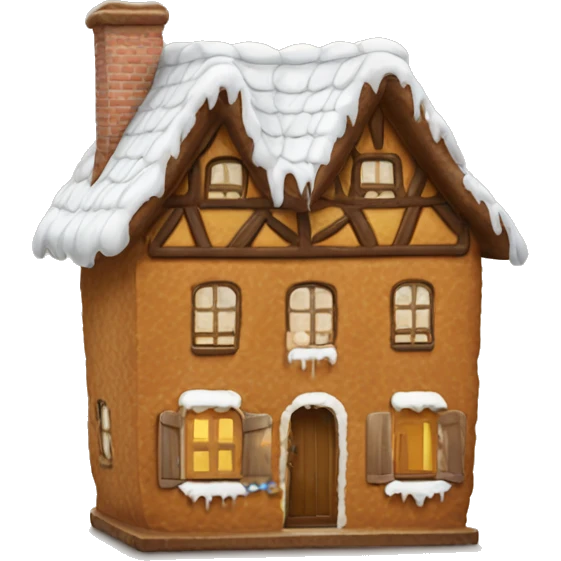 Ein Lebkuchenhaus  emoji