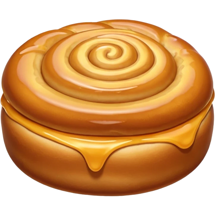 A honey bun emoji