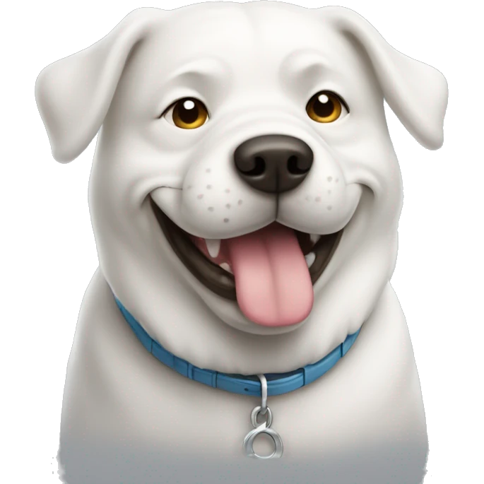 White fat dog emoji