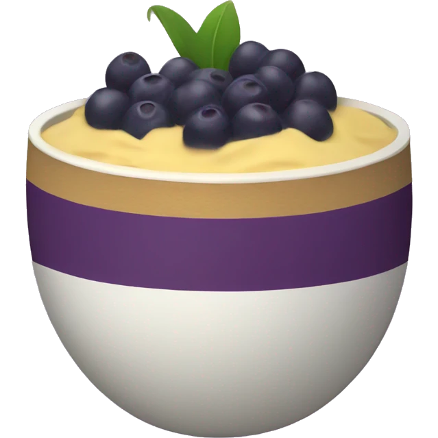 Acai bowl emoji