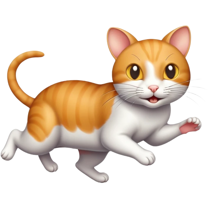 cat chase mouse emoji