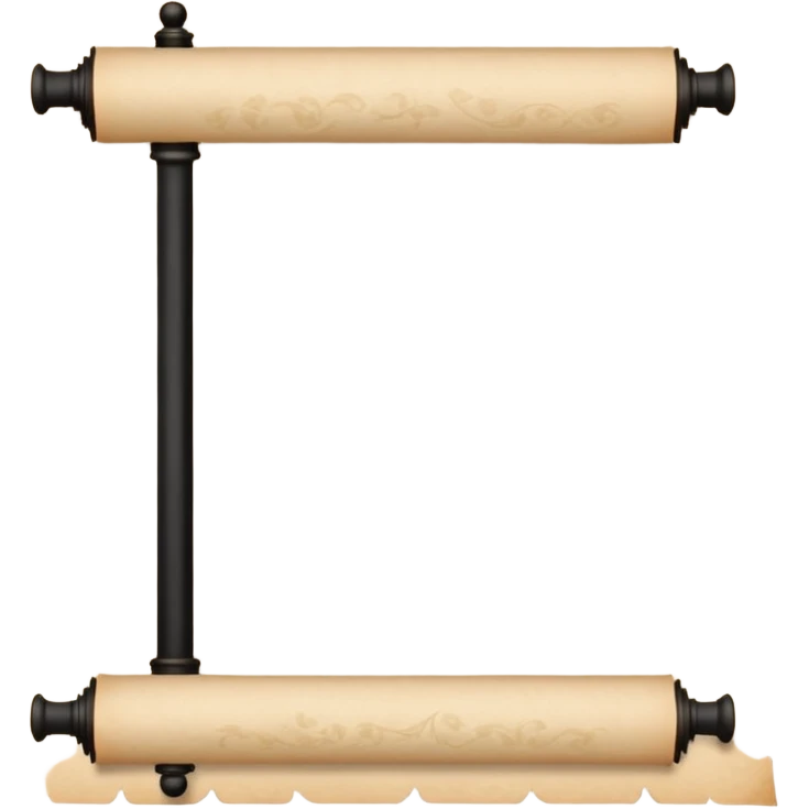 Calligraphy scroll emoji