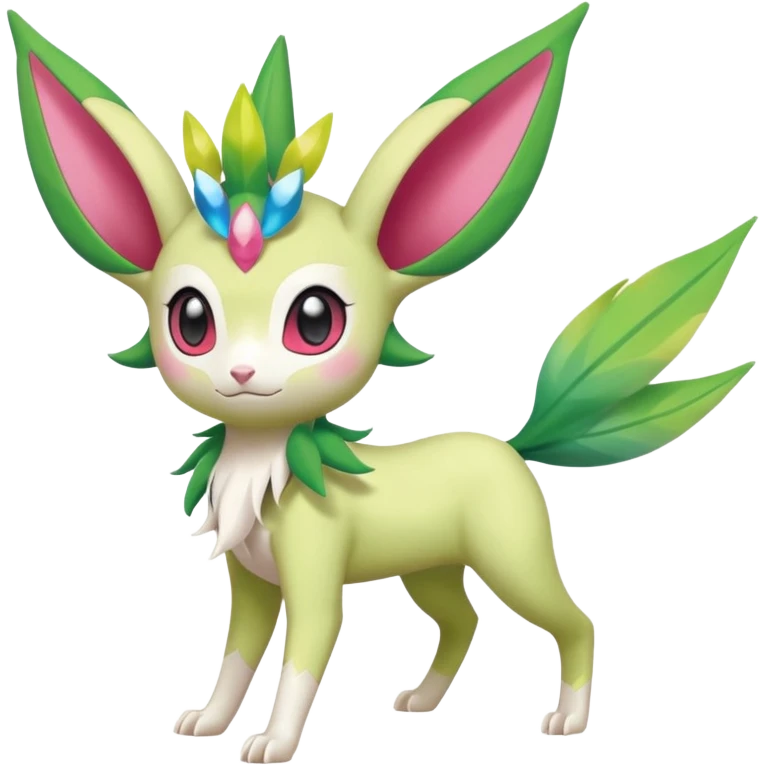  Fey Toony Axew-Celebi-Leafeon-Sylveon-Shaymin-fusion-hybrid emoji