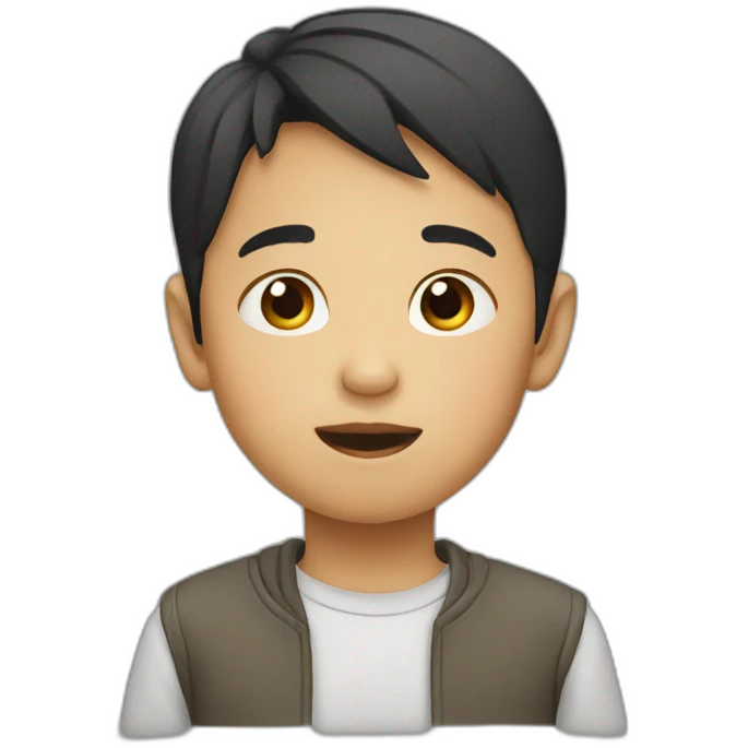 Asian kid emoji