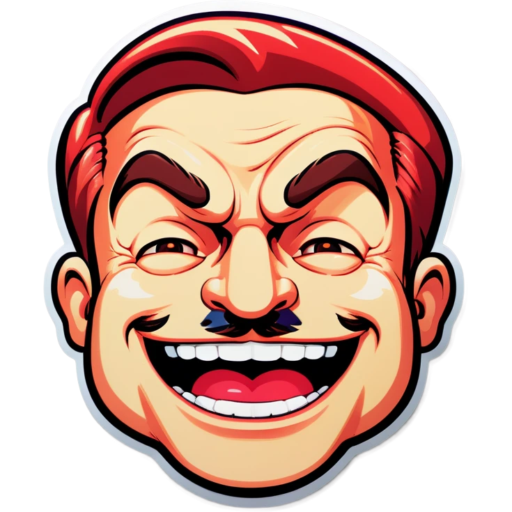 Smug face emoji