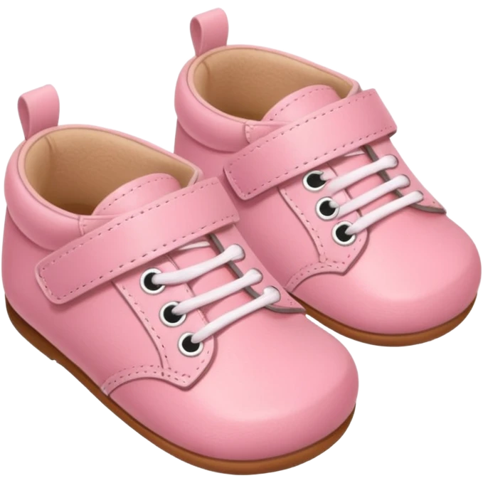 Pink baby shoes  emoji