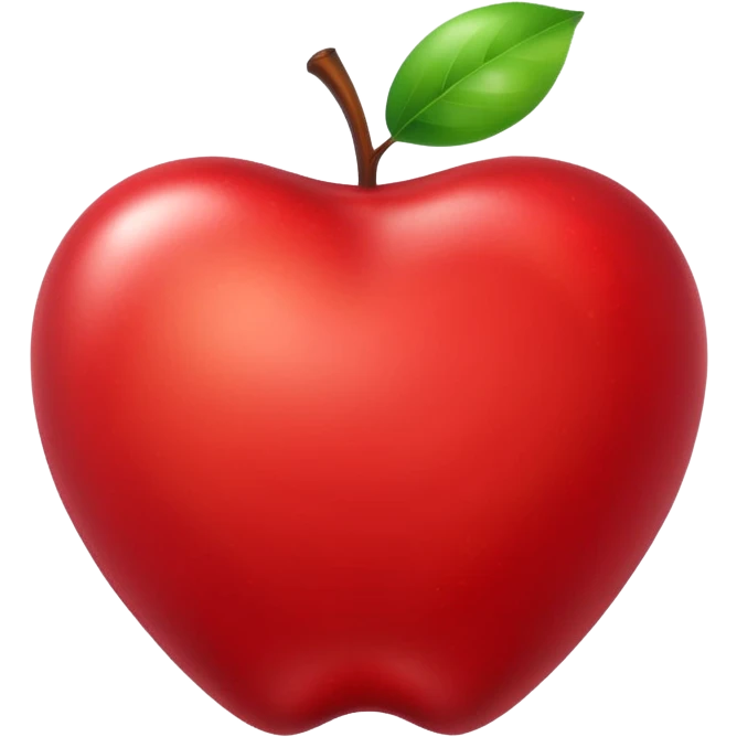 Apple heart chrome  emoji
