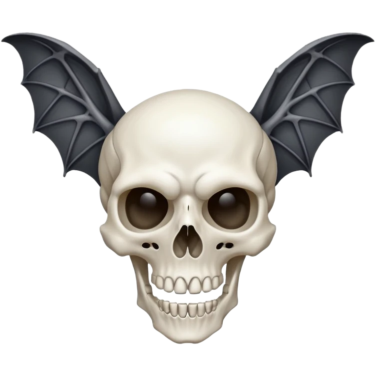 Bat skeleton emoji