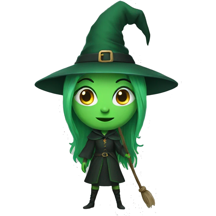 green witch emoji