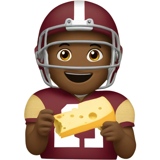 FSU Seminole with cheese emoji
