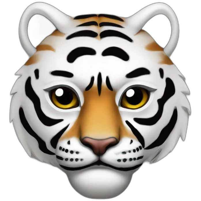 yin yang tiger Japanese mask emoji