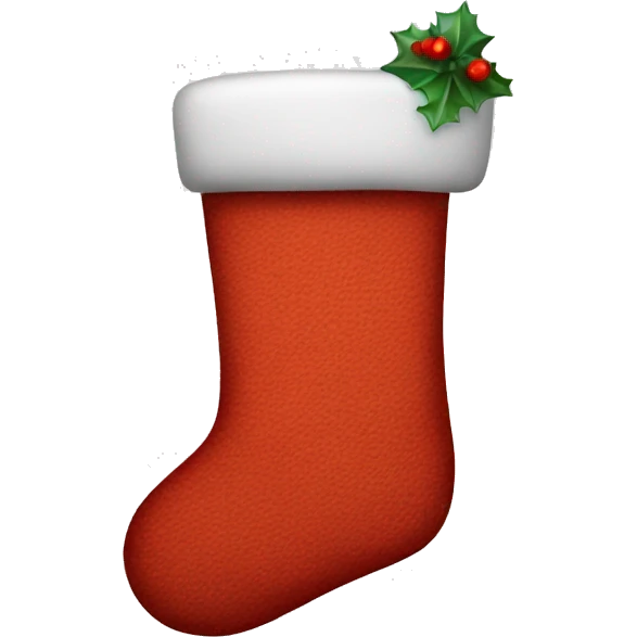 Christmas stocking emoji