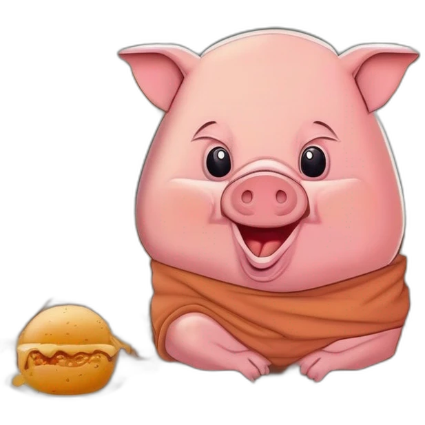 Un cochon convertie à l'islam emoji