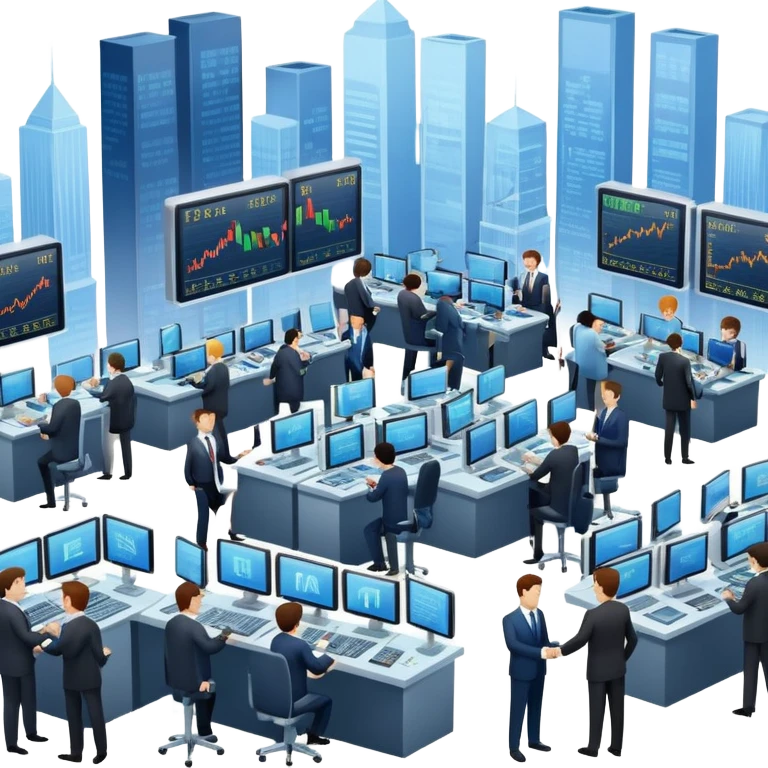 stock exchange trading emoji