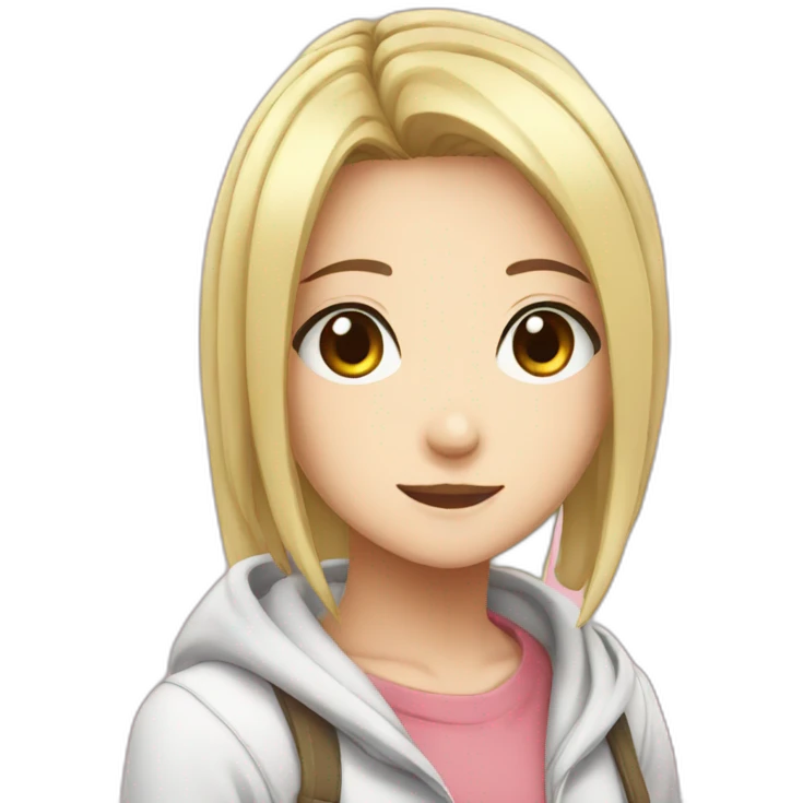 Anime girl emoji