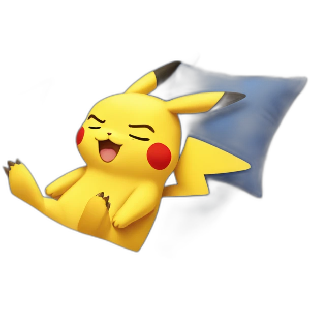 Pikachu sleep emoji