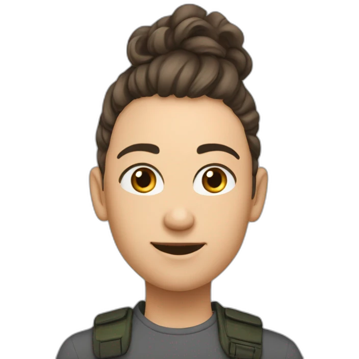 девушка с длинными черными волосами и красивой улыбкой emoji
