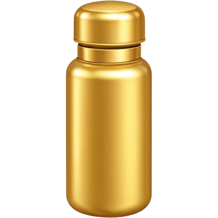 gold pill bottle emoji