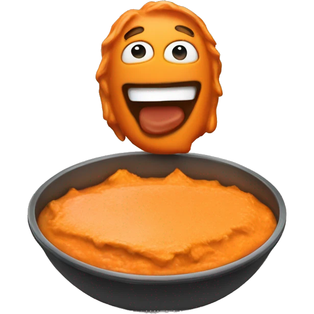 bowl of buffalo chicken dip emoji