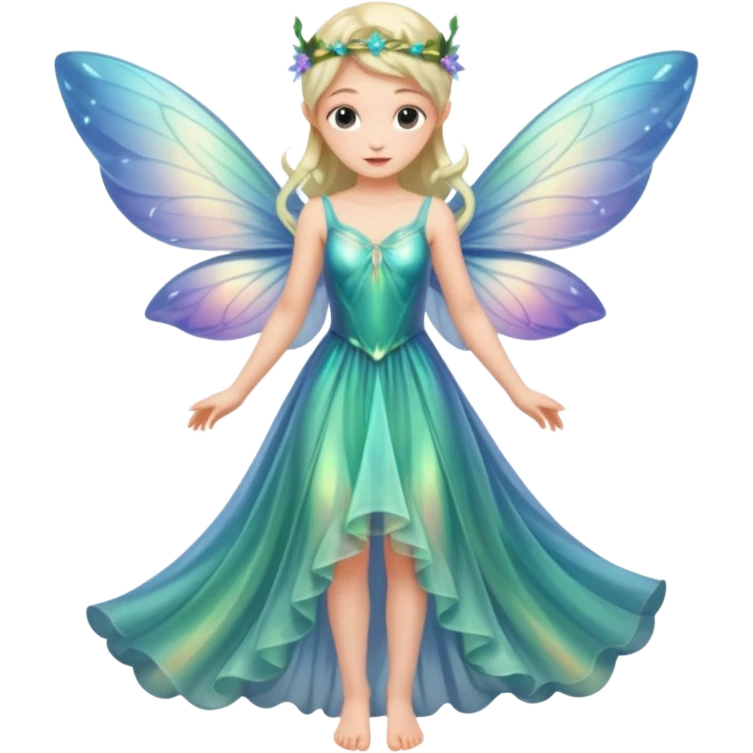 fairy with delicate wings emoji