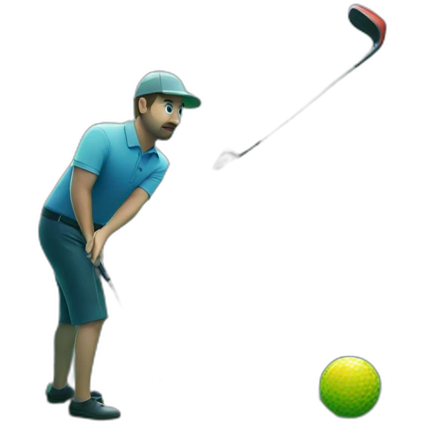 underwater golf emoji