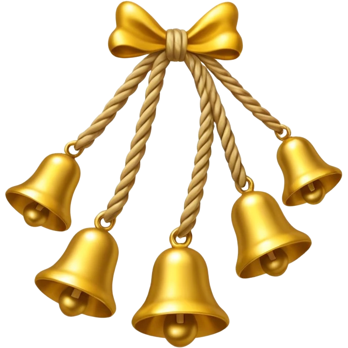 Ghungroo( many little bells in a rope twiste) emoji