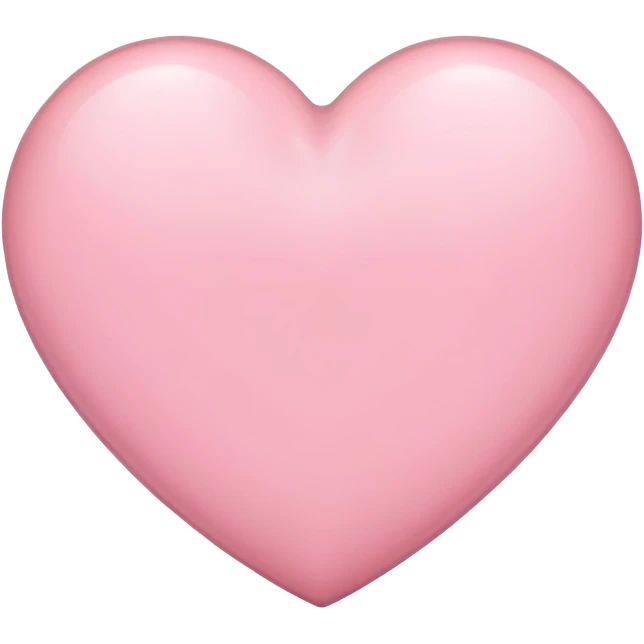 light pink heart emoji