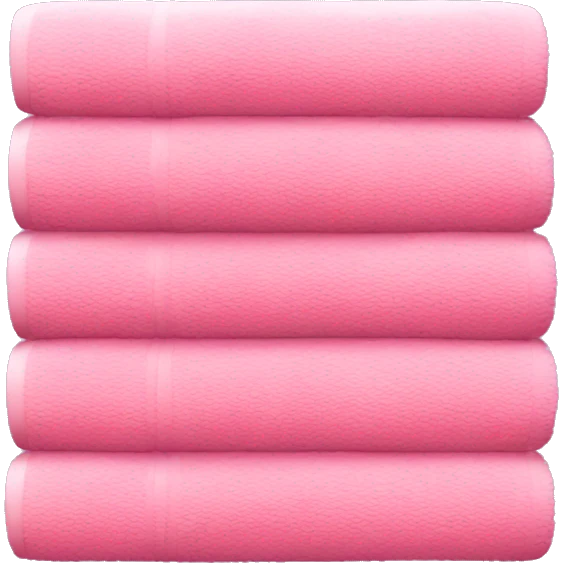 Pink towels emoji