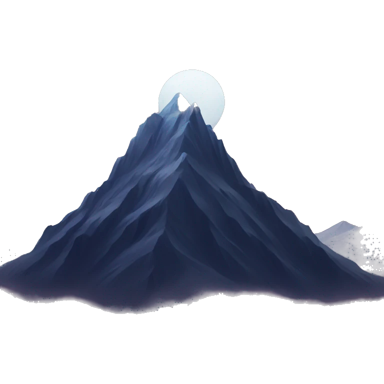 night mountain emoji