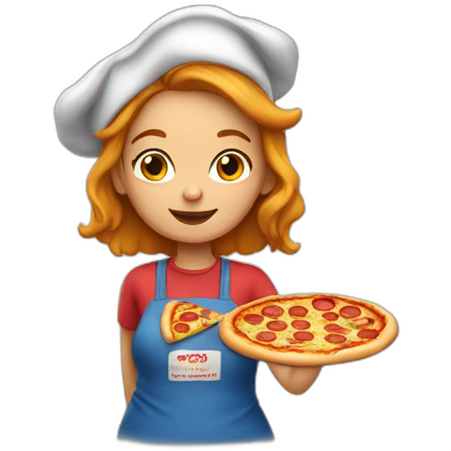 Pizza girl  emoji