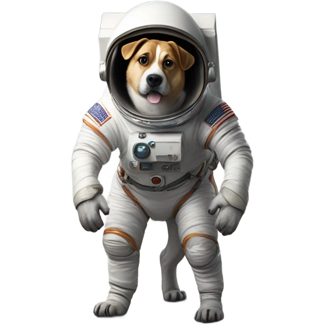 Dog on the moon emoji