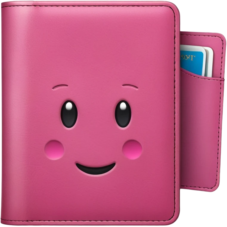 Pink passport  emoji