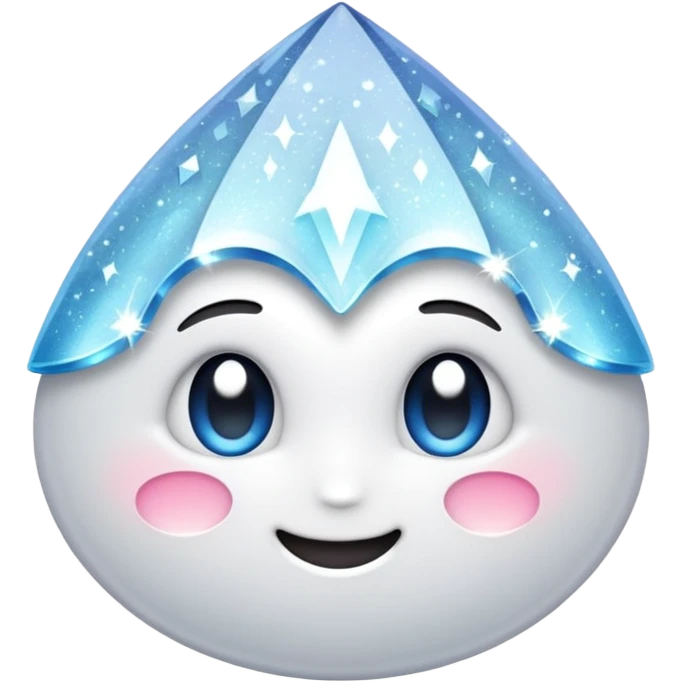 glossy white sparkle emoji