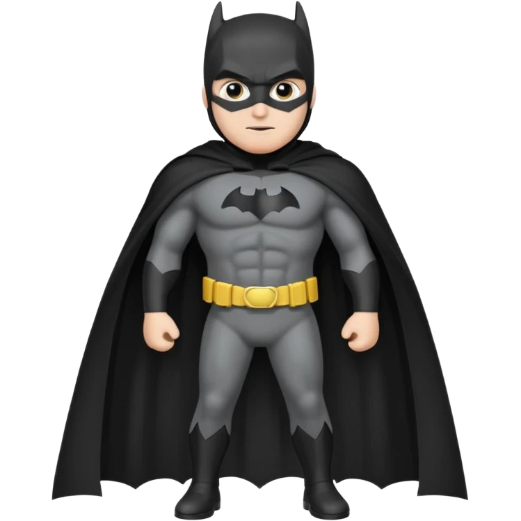 caucasian batman full body emoji
