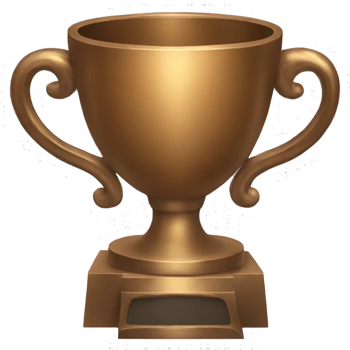 bronze trophy emoji