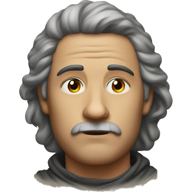 contemplative portrait of a man emoji