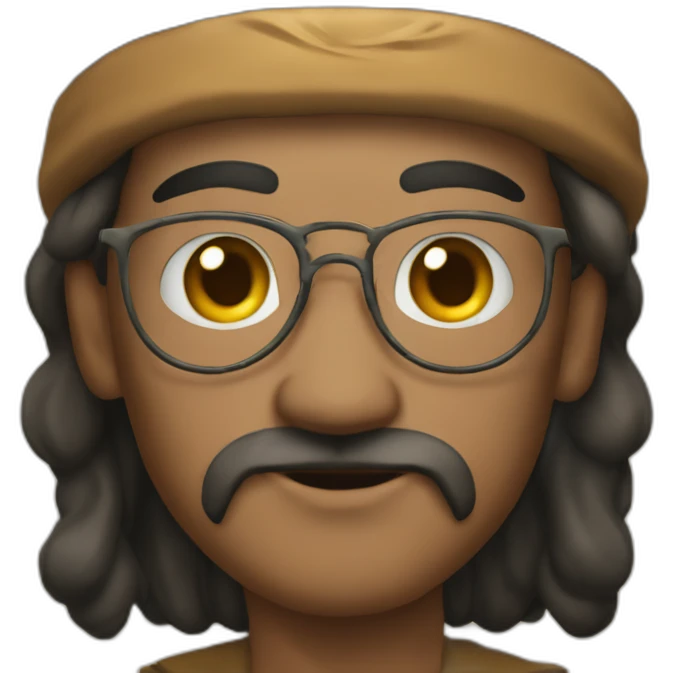 mahoma prophet, kahaba behind emoji