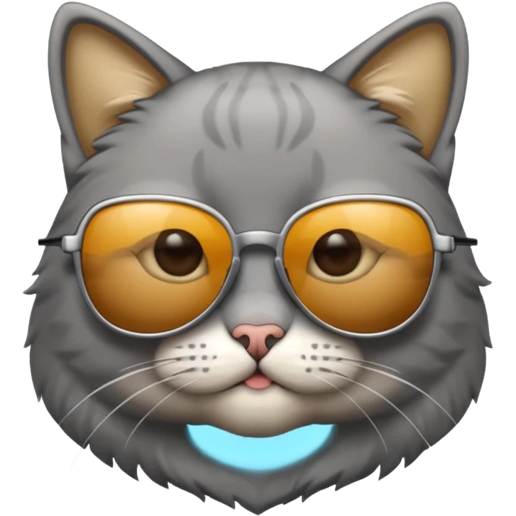 Cat wearing sunglasses emoji