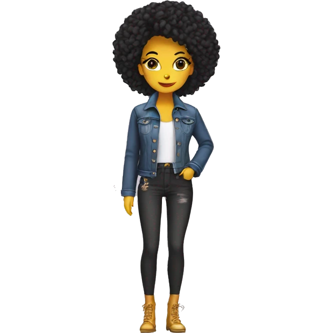 Sassy fashionista emoji