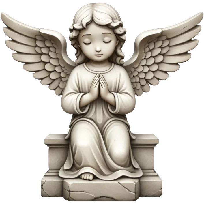 angel in stone emoji