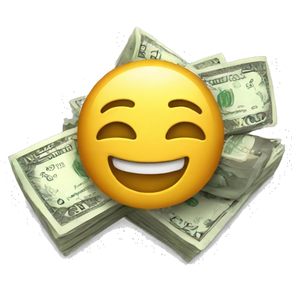 Happy money saying chill emoji