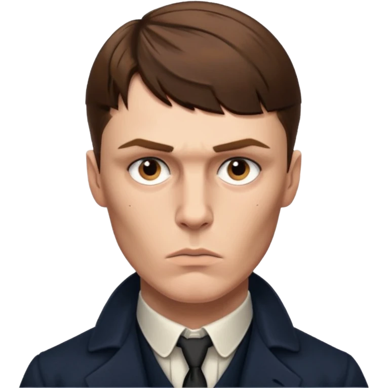 Tommy Shelby make his face exact  emoji