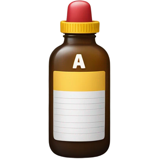 A bottle of pills wearing a hat  emoji