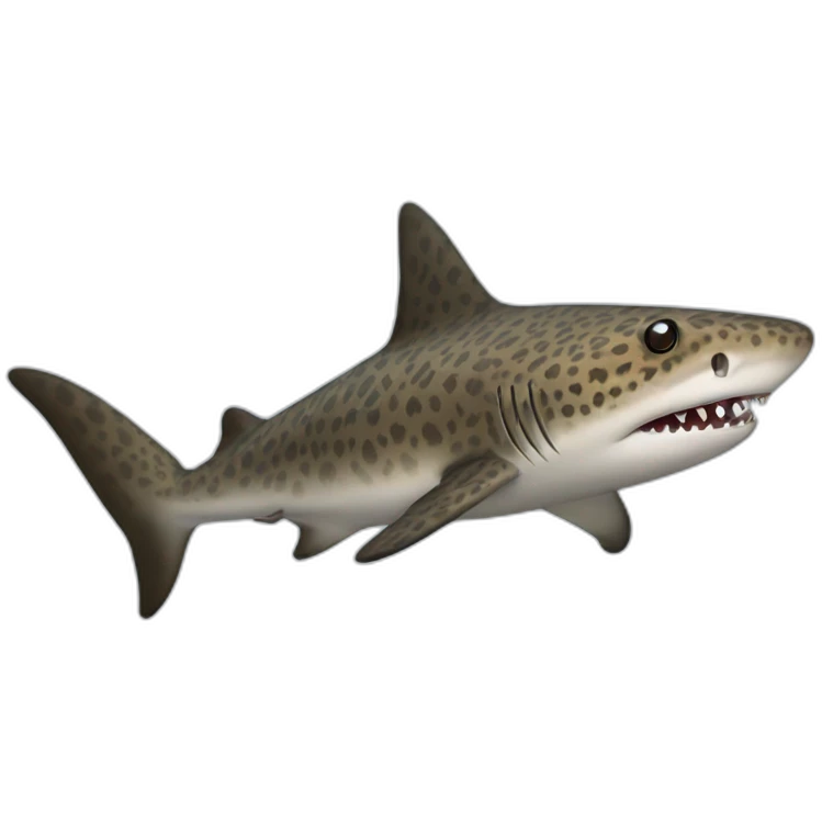 Leopard shark emoji